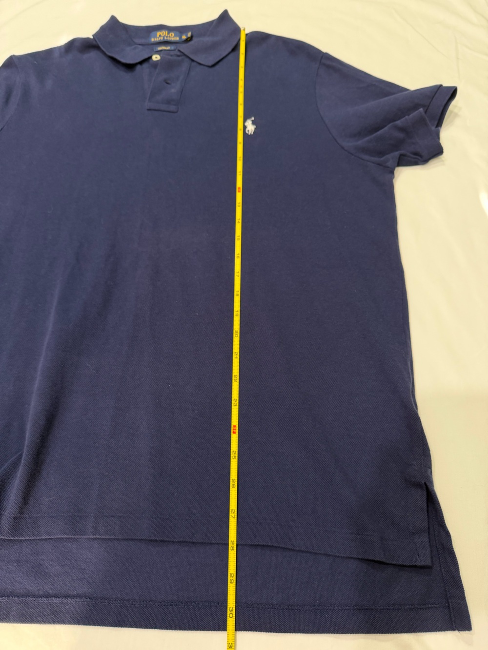Polo by Ralph Lauren Navy Polo with White Pony Logo - Picture 6 of 9